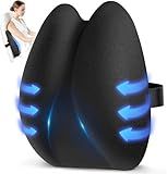 Ultra Pain Relief Lumbar Support Pillow for Office Chair, Ergonomic Lumbar Pillow for 5X Back Support and Improved Posture Effectively, Cooling Memory Foam Back Cushion with Adjustable Strap for Car