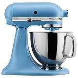 KitchenAid Artisan, 5-Qt Tilt Head Stand Mixer, KSM150PS, Blue Velvet