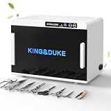 KING&DUKE UV Sanitizer Box for Nail Tools, 12L Cabinet with Touch Timer