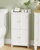 BEWISHOME Small Floor Cabinet,Toilet Paper Storage,Bathroom Storage Cabinet