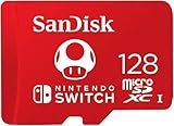 SANDISK 128GB microSDXC Card Licensed for Nintendo-Switch - Made for Nintendo-Switch, OLED, and Lite - SDSQXAO-128G-GNCZN