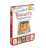 Biscuit's Neighborhood: A Box of 5 Stories for Beginning Readers and Dog Lovers (My First I Can Read)