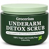 Grocerism Armpit Detox Scrub & Underarm Exfoliator, Walnut Shell, 8.8 oz