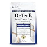 Dr Teal's Epsom Salt Magnesium Soak, Fragrance Free, 4 lbs