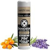 Saniderm Tattoo Aftercare Balm PLUS+ - Small (0.6 oz) – Petroleum Free, Organic Tattoo Moisturizer Infused with Colloidal Silver, Lavender Oil, and Other Natural Ingredients