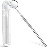 G.CATACC Dental Mirror, Stainless Steel Dentist Tool for Teeth Cleaning Mouth Inspection Mirror with Storage Box
