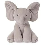 GUND Baby Animated Flappy the Elephant Plush, Singing Stuffed Animal Baby Toy for Ages 0 and Up, Gray, 12"