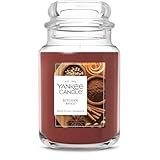 Yankee Candle Kitchen Spice, Fall Scented Candle, 22oz Large Jar with up to 150 Hour Burn Time