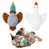 Potaroma Birds Cat Toys, 2 Pack Catnip Toys Soft Durable