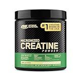 Optimum Nutrition Micronized Creatine Monohydrate Powder, Unflavored, 60 Servings, 300 Grams (Packaging May Vary)