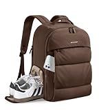 BAGSMART Travel Backpack for Women, Gym Backpack with Shoe Compartment