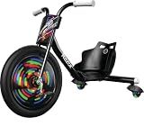 RipRider Lightshow 360 Drift Trike | Pedal Drifting Tricycle (Black)
