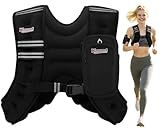 Weighted Vest for Women Men Kids 12lb Body Weight Vests with Pocket and Reflective Stripe and Adjustable Buckle for Running, Strength Training, Jogging, Walking，Training Workout