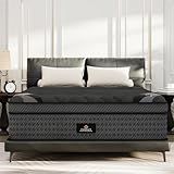 King Size Mattress (High-End Upgraded) Hotel-Level Luxury 14 Inch Hybrid King Mattress In A Box, Cooling-Gel Memory Foam & Pocket Springs, Back Pain, Extra Edge Support, 365-Night Trial, Medium Firm