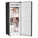 ICEVIVAL 7 Cu Ft Upright Freezer, Convertible Freezer Refrigerator