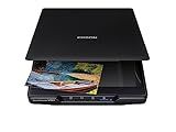 Epson Perfection V19 II Color Photo and Document Flatbed Scanner with 4800 dpi Optical Resolution USB Power, High-Rise, Removable Lid