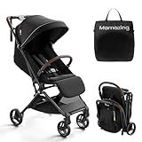 MAMAZING Ultra Air Lightweight Baby Travel Stroller with Carbon Fiber Frame, Compact & Airplane-Friendly, One-Handed Fold, 11.6 lbs, Perfect for Toddlers, Jet