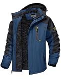 TACVASEN Ski Jacket for Men Winter Warm Coats Parka Hooded Rain Jackets