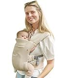 GROWNSY Baby Carrier, Cozy Newborn Carrier, Ergonomic Baby Wraps Carrier Newborn to Toddler with Head Support, Cream
