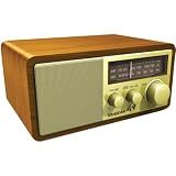 Sangean WR-11SE AM/FM Tabletop Radio, Walnut Finish