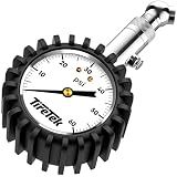 Tire Pressure Gauge for Cars (ANSI Certified) – Fathers Day Gift for Dad & Husband – Premium Glow in The Dark Air Pressure Gauge for Tires – Analog Automobile Circular Dial