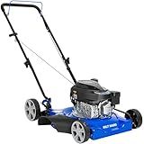 BILT HARD 20'' Push Gas Lawn Mower, 144cc 4-Cycle OHV Engine Walk Behind Lawnmower, Side Discharge with 8-Position Adjustable Cutting Heights for Lawn, Yard and Garden