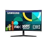 Samsung 27" Essential S3 (S36GD) Series FHD 1800R Curved Computer Monitor