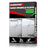 ALASMOYER 2 Pack Car Scratches Remover, Nano Sparkle Cloth for Car Scratchess, Easily Repair Paint Scratches and Water Spots, Gray