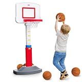 Fisher-Price™ Grow-to-Pro Basketball Hoop for Toddlers & Kids - Adjustable Height Indoor/Outdoor Play Set with Ball, 18 Months - 5 Year