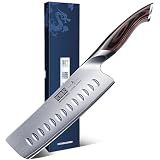 HOSHANHO 7 Inch Nakiri Knife, Ultra Sharp Japanese Kitchen Chef Knife