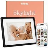 Skylight Frame – WiFi Digital Picture Frame Customer Support, Touch Screen Digital Photo Frame with Easy Setup, Photo Gifts for Parents and Grandparents - 10 Inch Black