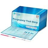 Clinical Guard Pregnancy Tests Strips - Sensitive & Accurate Measurement Within 5 mins - Early Detection Pregnancy Test Strip - Easy to Use for Home Tests - HCG Test Strip Kit - 25 Count