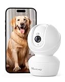 VIMTAG 4MP 5G Security Camera Indoor, Pet Camera with Speaker for Dog/Cat, Free AI Detection Indoor Camera with Phone App, Motion Tracking, Night Vision,2-Way Audio, Support 128GB Card(Not Included)