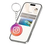 VTAG.ID NFC Digital Business Card Epoxy Keychain - Tap to Share Contact