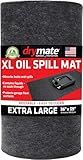Drymate XL Oil Spill Mat (36" x 59"), Premium Absorbent Oil Pad, Reusable, Washable, Durable, Waterproof Backing Contains Liquids, Protects Garage Floor Surface (USA Made)