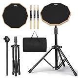 Drum Practice Pad Snare Drum Stand Set 12 In