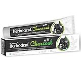 Herbodent® Charcoal Toothpaste - 6.53 Oz Pack of 1 | Whitens Teeth & Fresh Breath | No Bleach, No Fluoride | Activated Bamboo Charcoal & Organic Herbs -Wheat Germ, Thyme, Clove