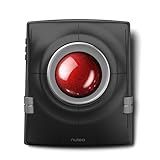 Nulea M512 Wireless Trackball Mouse, Ergonomic 55mm Trackball, Adjustable DPI for Precise Control, Left or Right Hand Compatible, Rechargeable, Multi-Device Bluetooth & 2.4GHz for PC, Laptop, Mac