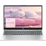 HP 15.6" FHD Laptop 2026 Edition with Copilot AI, 16GB RAM, 256GB SSD, Intel Processor, Long Battery Life, Lightweight 3.64 lbs, Microsoft 365, Windows 11 for Students & Office