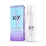 K-Y Ultragel Lube, Personal Lubricant for Men, Women & Couples, Water-Based Formula, Safe for Anal Sex, Safe to Use with Latex Condoms, Body-Friendly Formula, 1.5 FL OZ