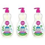 Dapple Baby Bottle Soap, Hypoallergenic Dish Soap for Baby Bottles, Powered by Plants, 1 Pump Included, Packaging May Vary, Fragrance Free, 16.9 Fl Oz (Pack of 3)