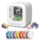 AOSEED AI 3D Printer for Kids, Fast 400mm/s, 12,000+ Models, Enclosed Safe