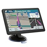 GPS Navigator for Car 7-inch Touchscreen Latest 2025 Maps GPS Navigation System Supports Voice Turn Guidance/Speed Limit & Red Light Alerts/Custom Truck Routing (Lifetime Free Updates)