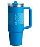 STANLEY Quencher ProTour Flip Straw Tumbler with Leakproof Lid 30 oz | Built-In Straw and Handle | Cup Holder Compatible for Travel | Insulated Stainless Steel Cup | BPA-Free | Azure Fade