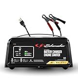 Schumacher Electric 6A Car Battery Charger and 50A Engine Starter, 4-in-1 Solution, Maintainer, 10A Boost, for 12V Power Sport, Automotive, and Marine Batteries, SC1361