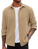COOFANDY Overshirt Mens Shacket Jacket Mens Fleece Jacket Big and Tall Shacket Winter