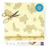 Bee's Wrap Beeswax Wrap Roll, 14 x 53 in - Honeycomb