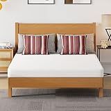 FDW | 5 Inch Full Mattress | Medium Firm | Gel Memory Foam Mattress | White | Bed in a Box, CertiPUR-US Certified | Pressure Relief, Cooling Ventilated Foam | Washable Removable Cover