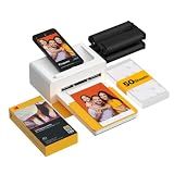 KODAK Dock Plus 4x6 Photo Printer, Smartphone Docking, 4PASS, 50 Sheets