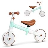 Takeeyce Toddler Balance Bike Toys for 2 Year Old Boys Girls, Baby Balance Bike with Adjustable Seat & Handlebar, No-Pedal Training Bike, Pre-School First Riding on Toys, Best Birthday Gifts for Kids